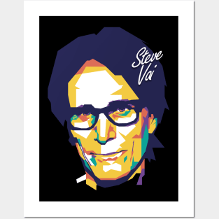 Steve Vai on WPAP Art Style Posters and Art